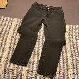 Black Cropped Skinny Jeans